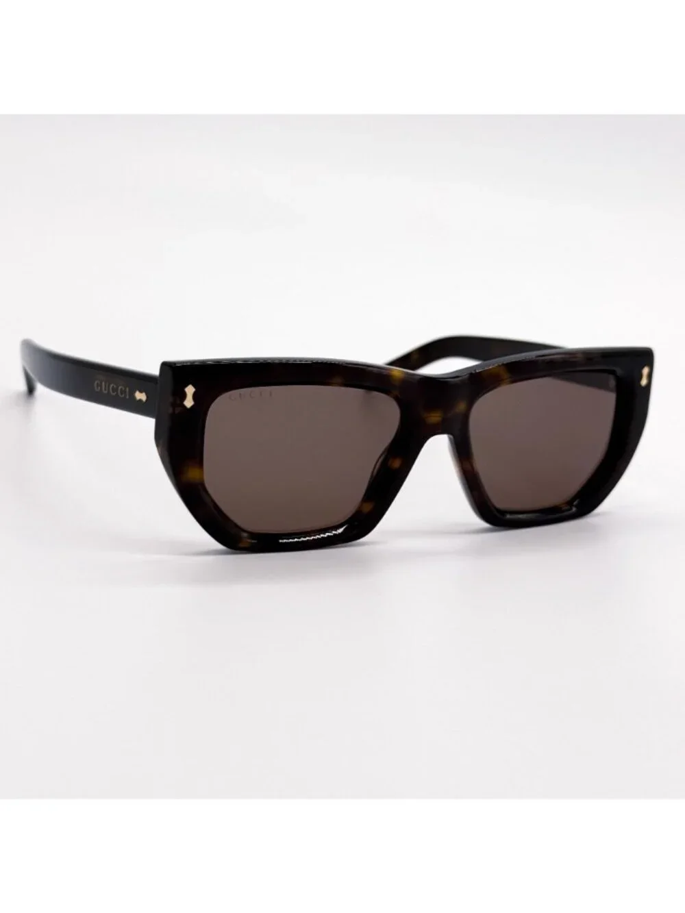 New Gucci Brown Women Cat Eye Sunglasses GG1520S 002